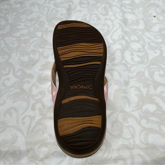 VIONIC WOMEN’S REST BELLALL TOEPOST SANDAL PINK - Picture 9 of 12